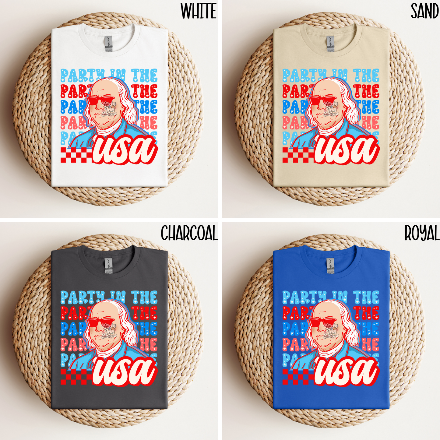 BENJAMIN PARTY IN THE USA TEE