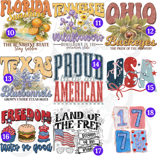 FRI - SUN SPECIAL 30% OFF (READY BY 4-28) DESIGNS 1-36