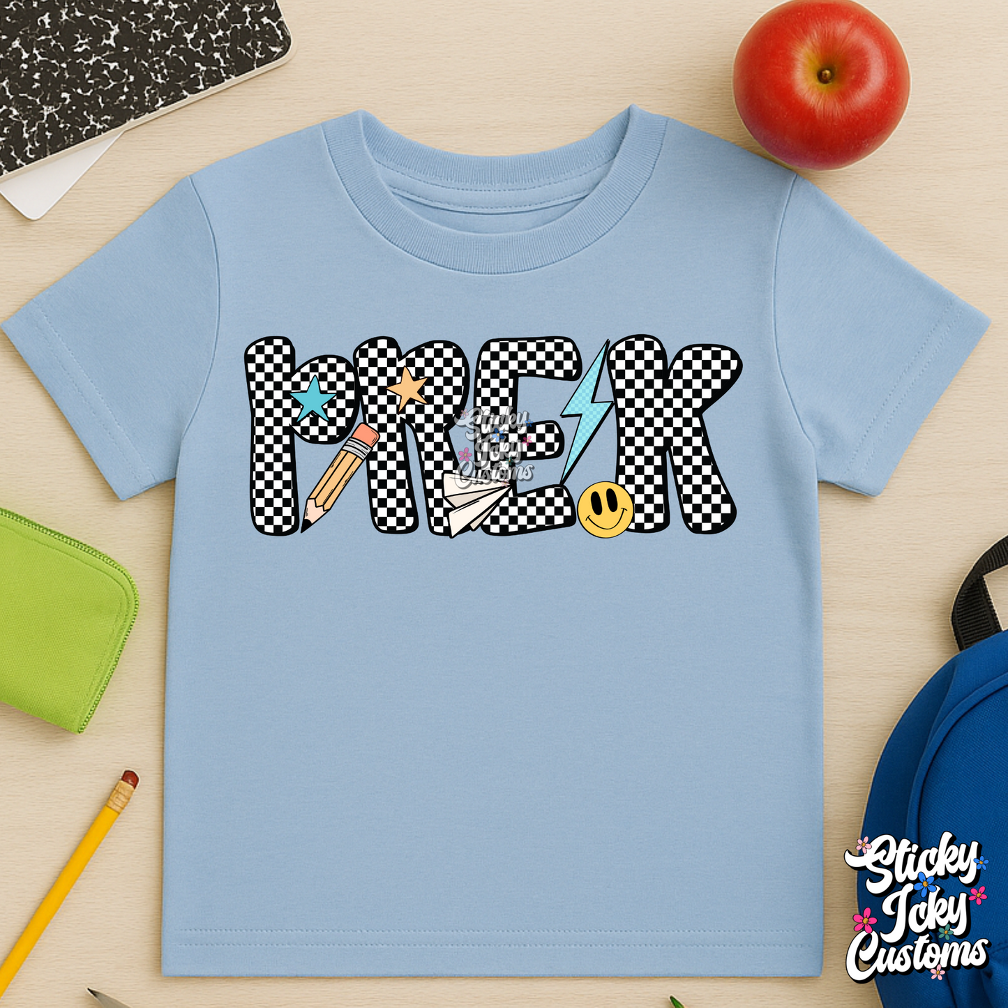 CHECKERED PRE-SCHOOL TO 5TH
