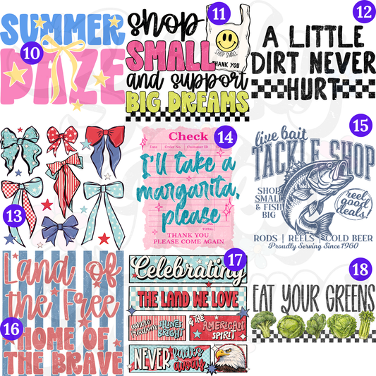 FRI & SAT SPECIAL 30% OFF DESIGNS 1-63