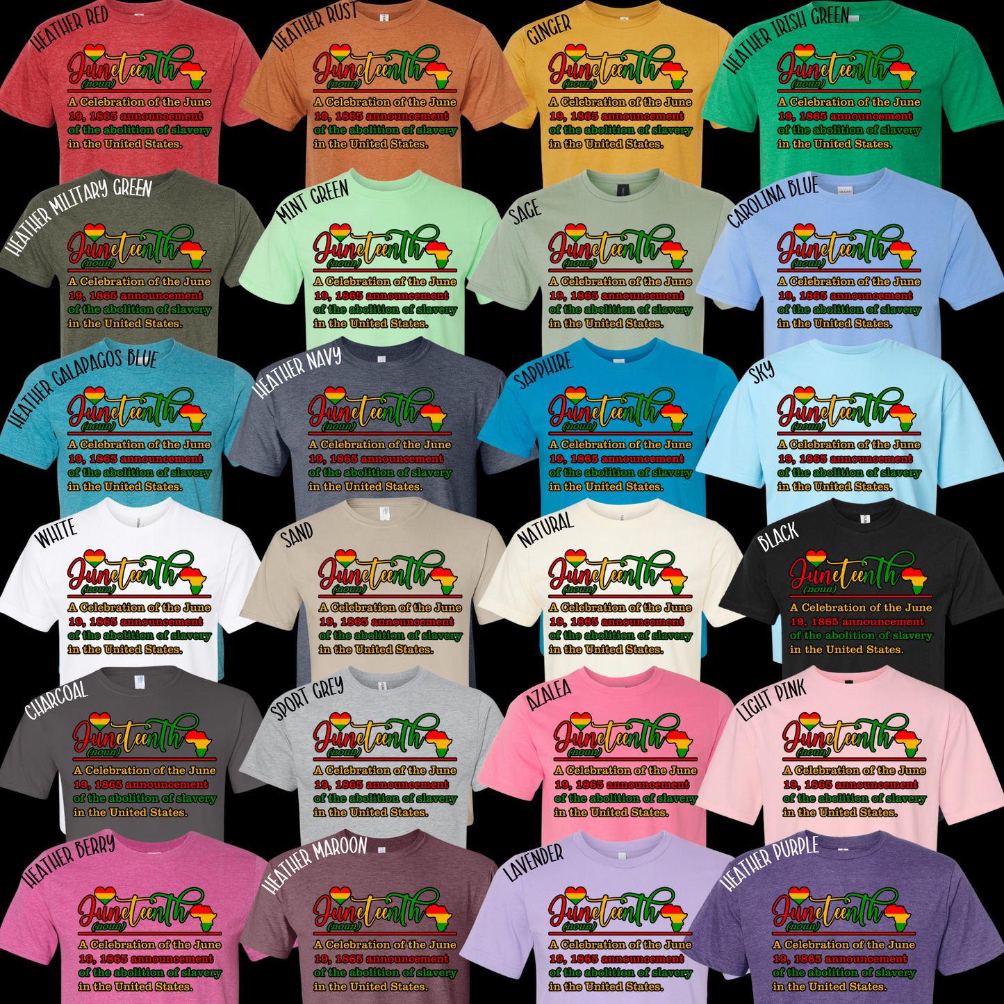 JUNETEENTH NOUN TEE