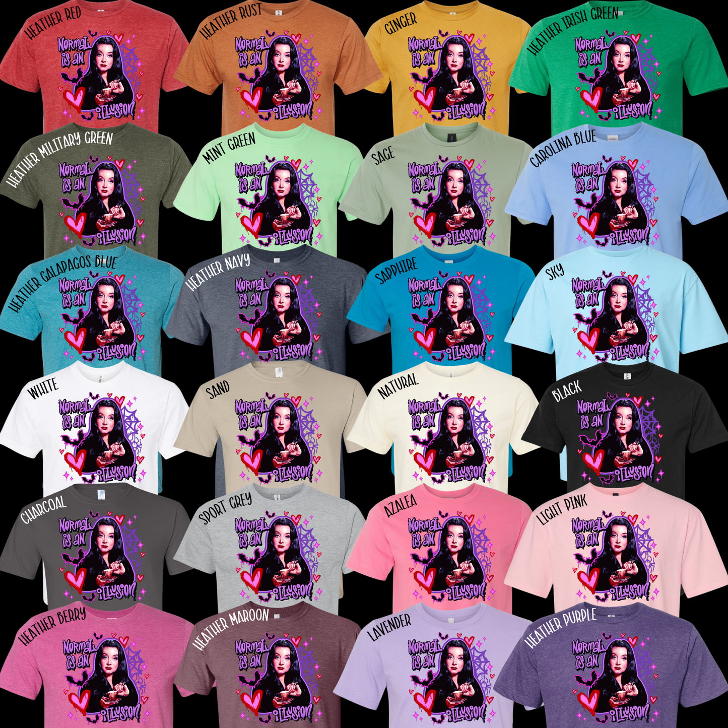 NORMAL IS AN ILLUSION TEE