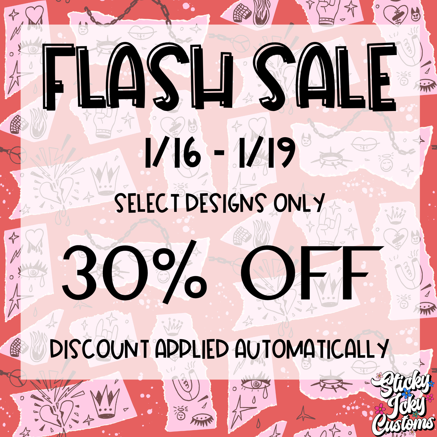 FLASH SALE 1/16/26 TO 1/19/26