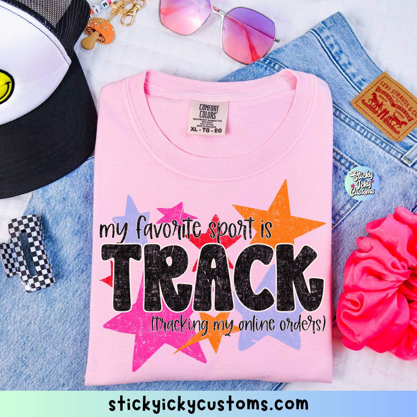 MY FAVORITE SPORT IS TRACK