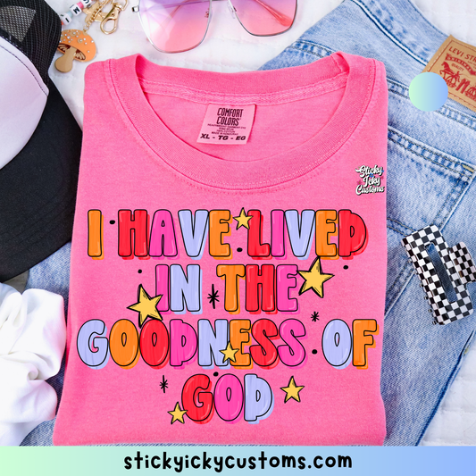 I HAVE LIVED IN THE GOODNESS OF GOD