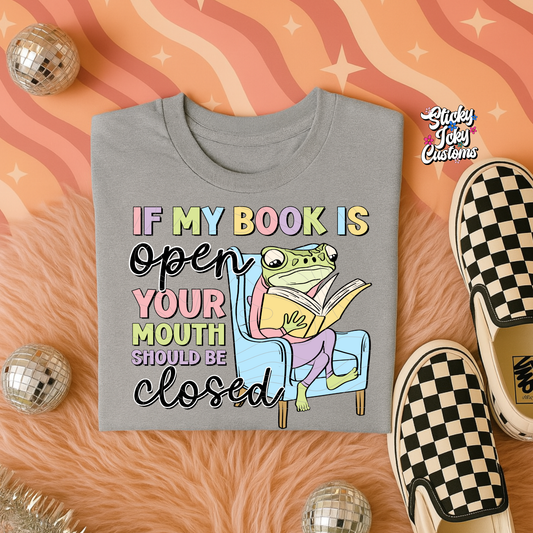 IF MY BOOK IS OPEN