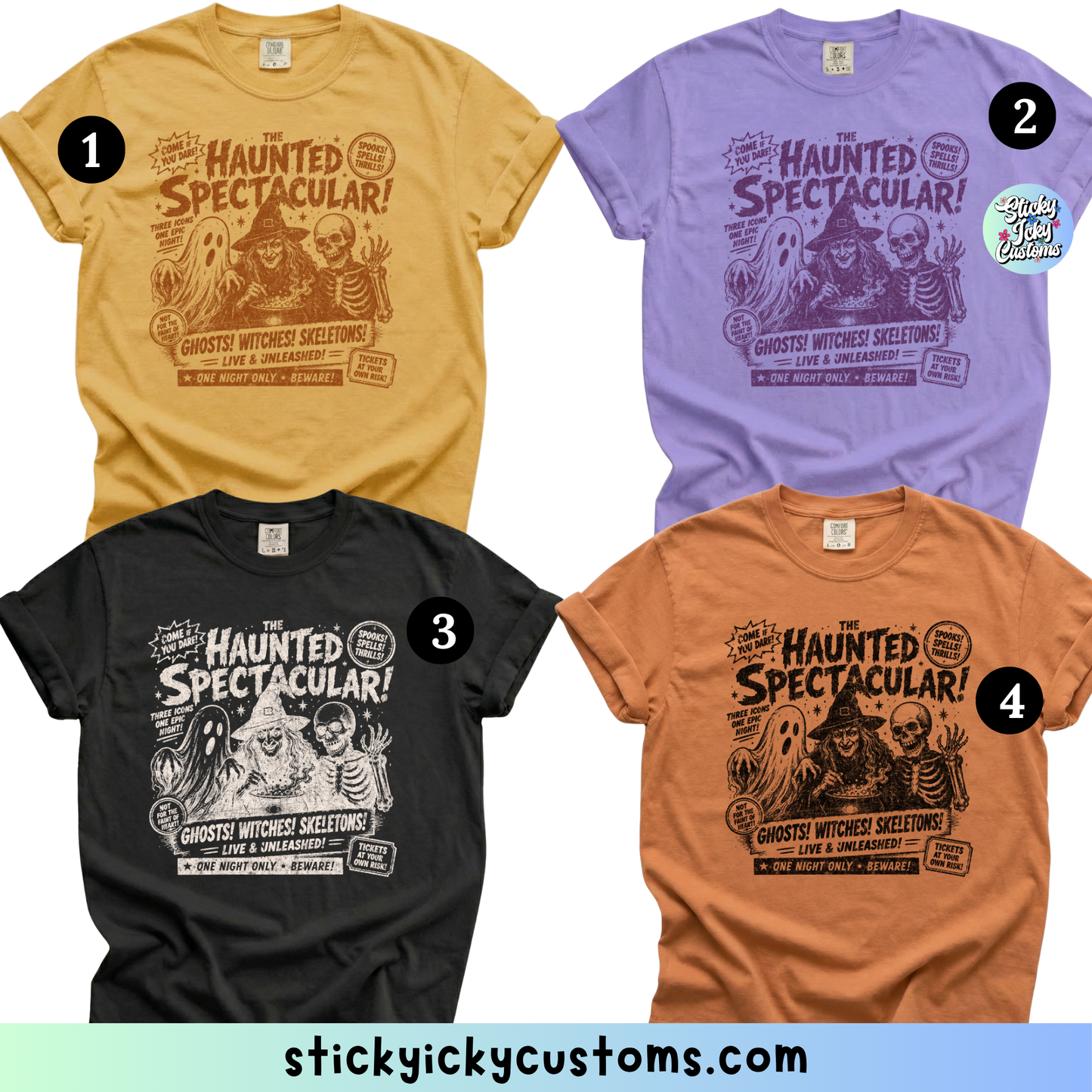 THE HAUNTED SPECTACULAR DESIGNS 1-4