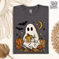 GHOST IN PUMPKIN PATCH