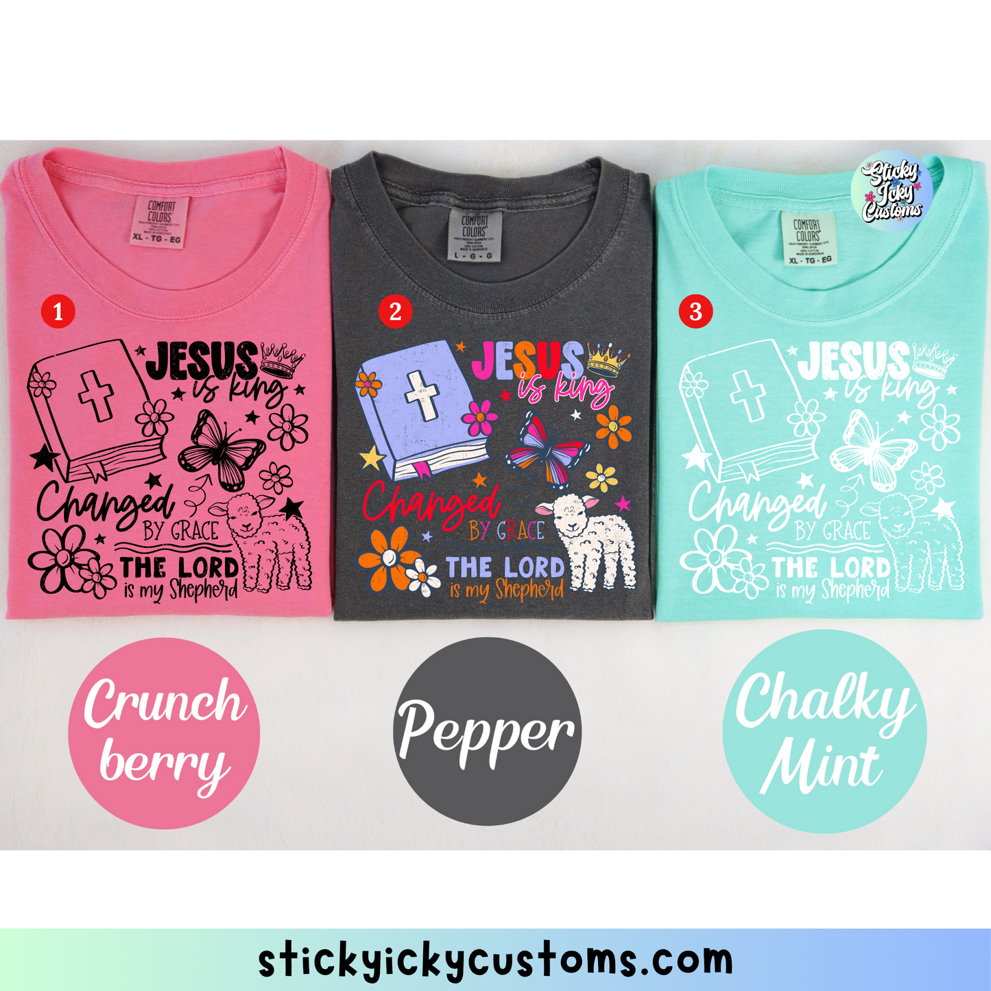 JESUS IS KING DESIGNS 1-3