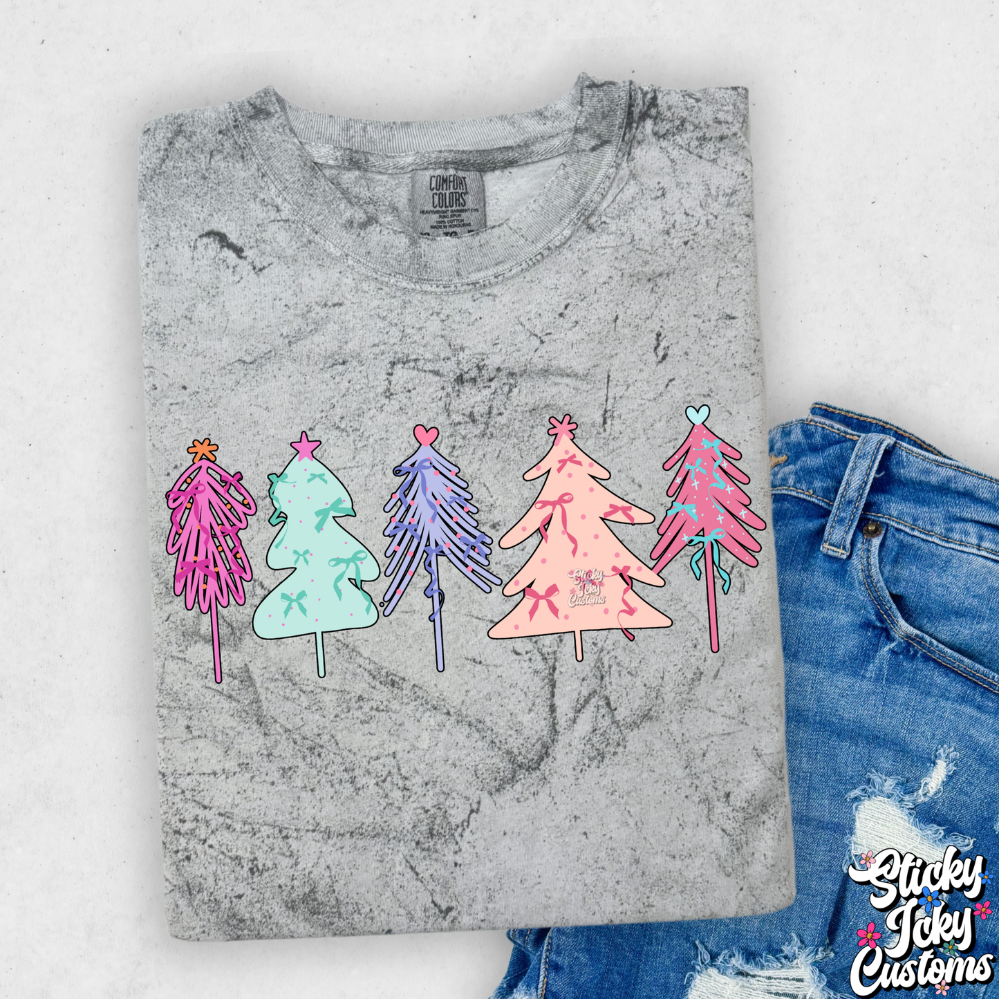 PINK XMAS TREES