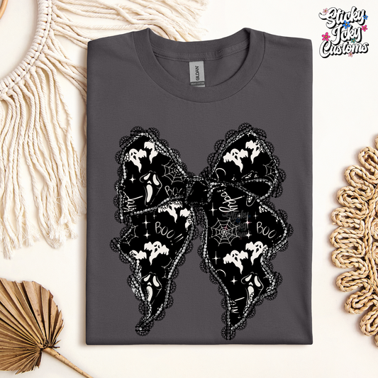 LACED SPOOKY BOW