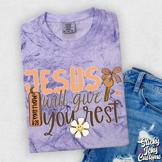 JESUS WILL GIVE YOU YOUR REST