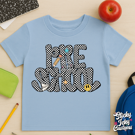 CHECKERED PRE-SCHOOL TO 5TH