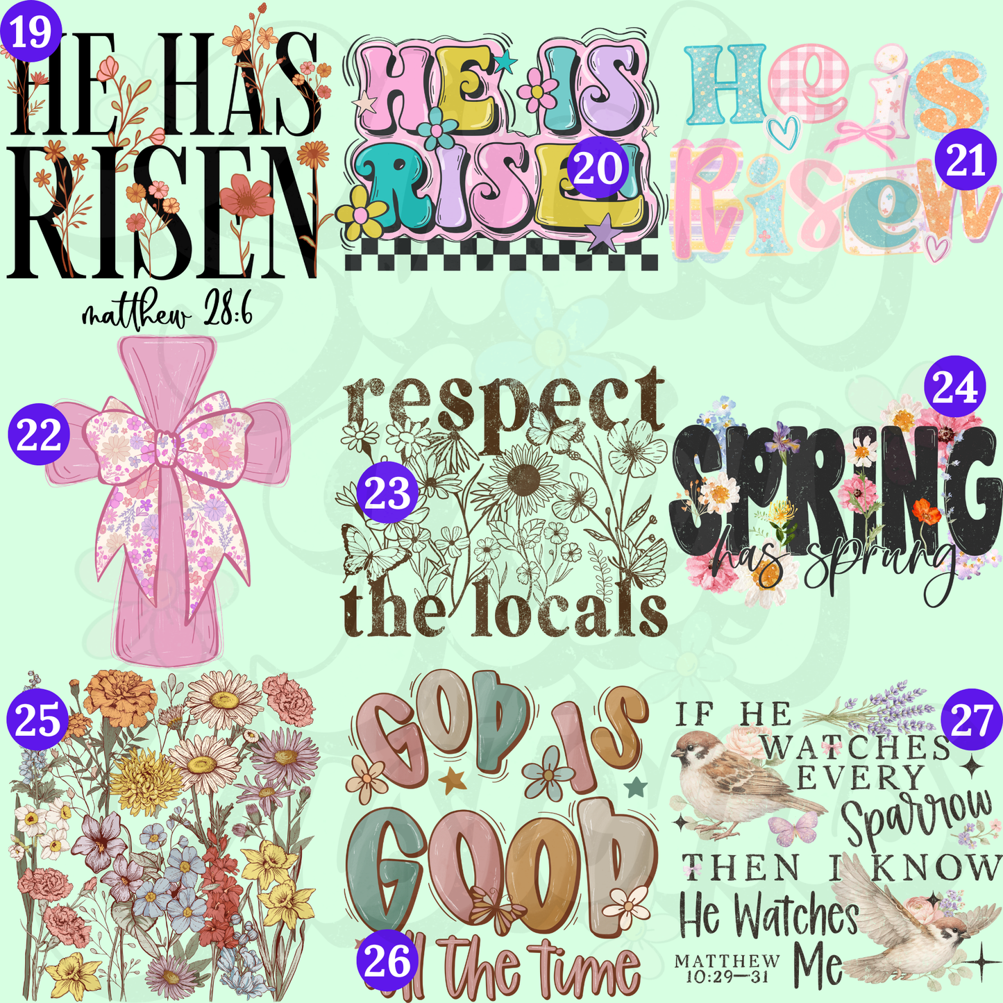 EASTER SALE 1-9 (Copy) WITH BUTTON