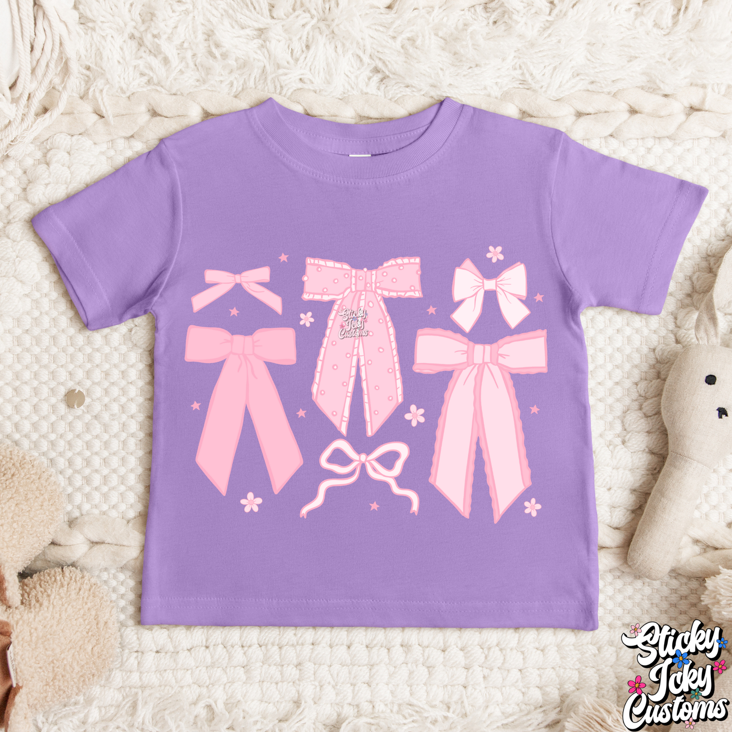 PINK COQUETTE BOWS (TODDLER)