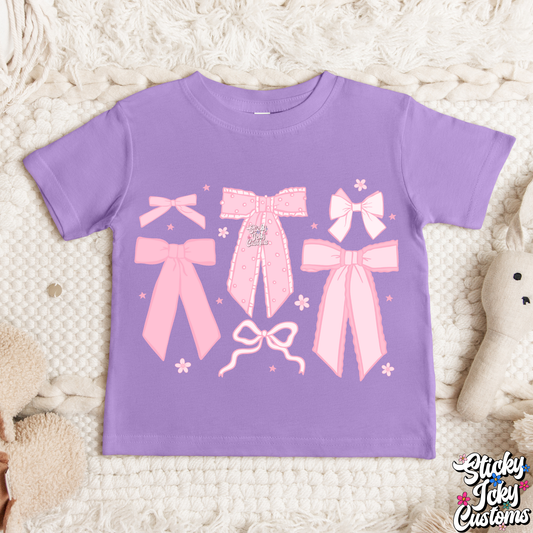 PINK COQUETTE BOWS (TODDLER)