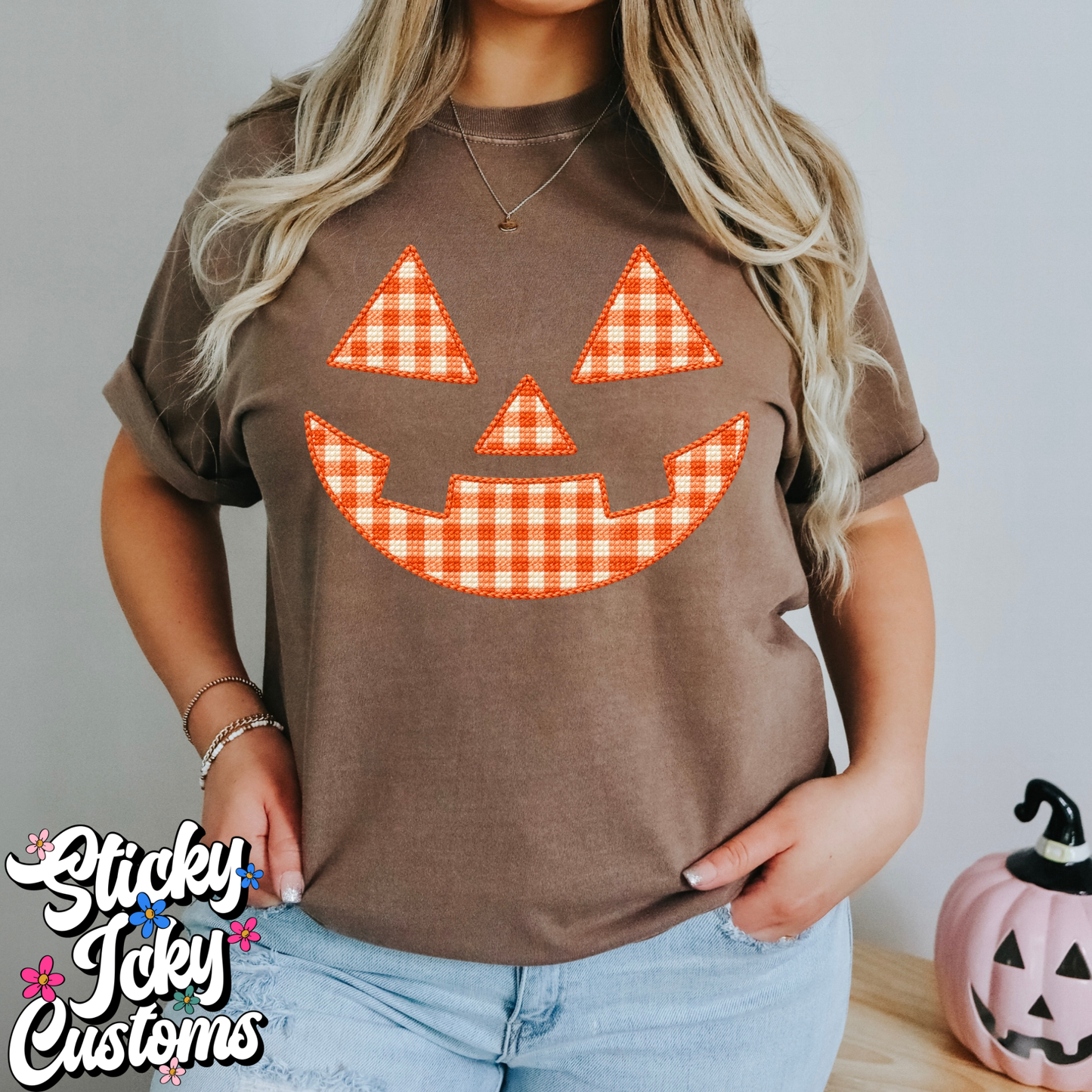 JACK O LANTERN FAUX STITCH DESIGNS 1-4