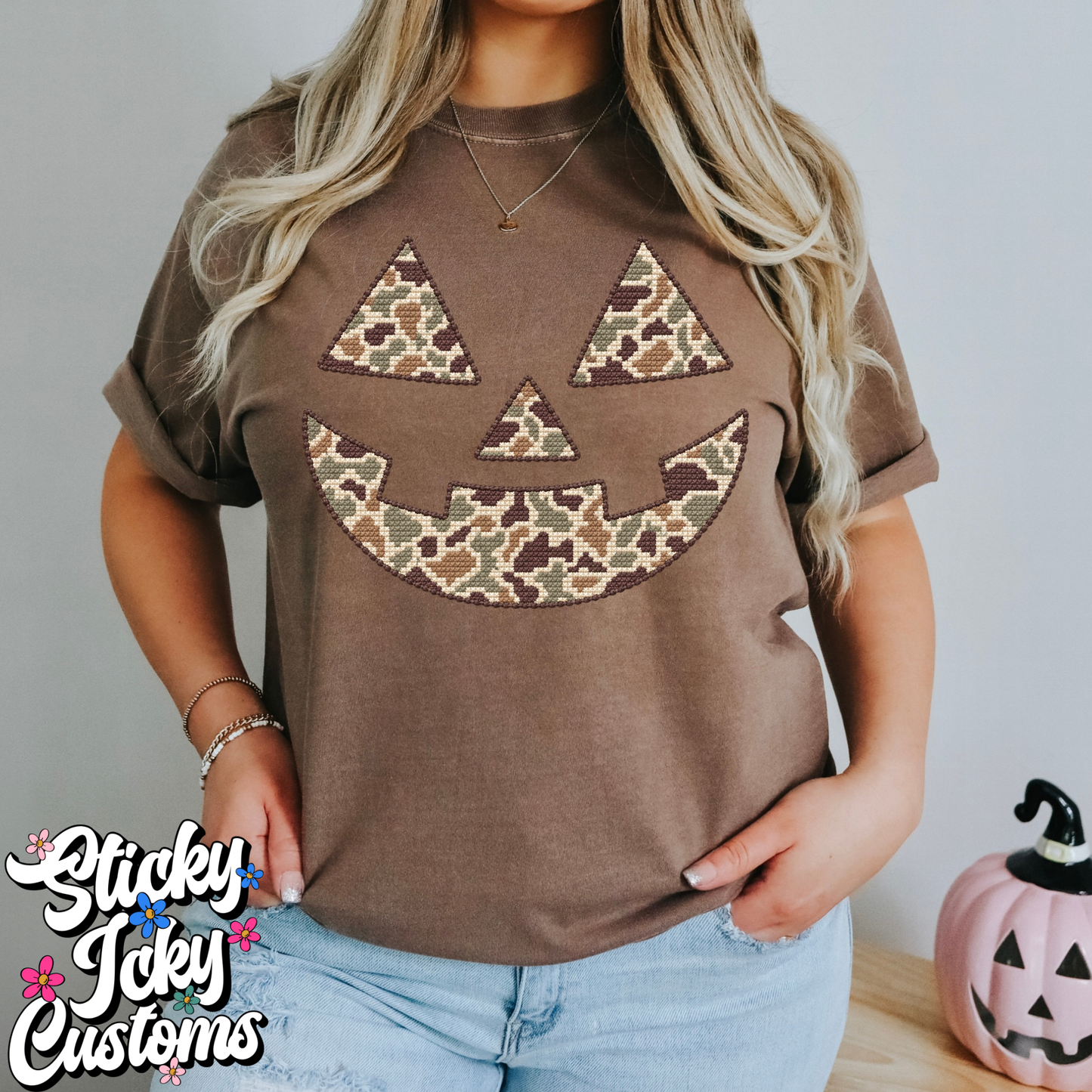 JACK O LANTERN FAUX STITCH DESIGNS 1-4