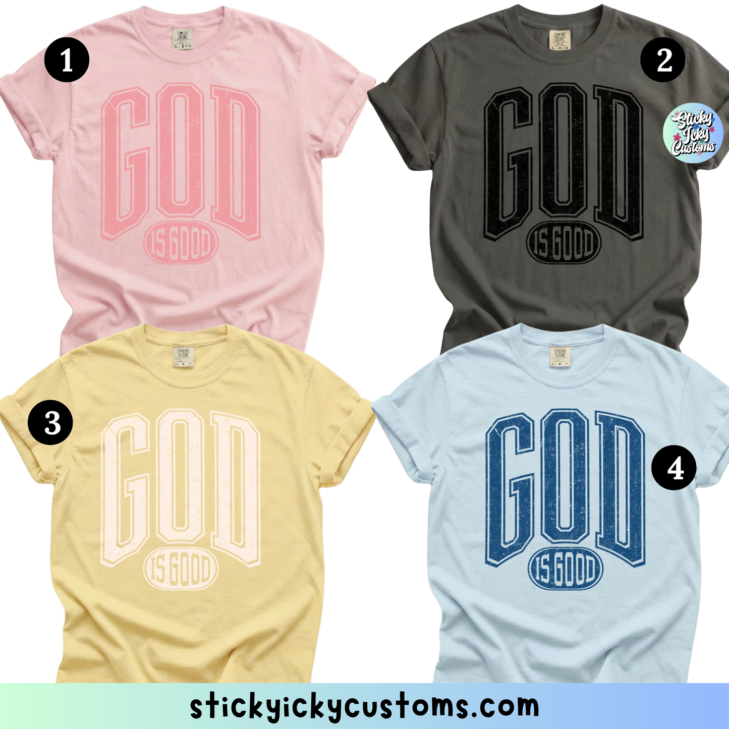 GOD IS GOOD DESIGNS 1-4