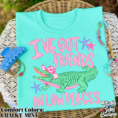 I'VE GOT FRIENDS IN LOW PLACES GATOR