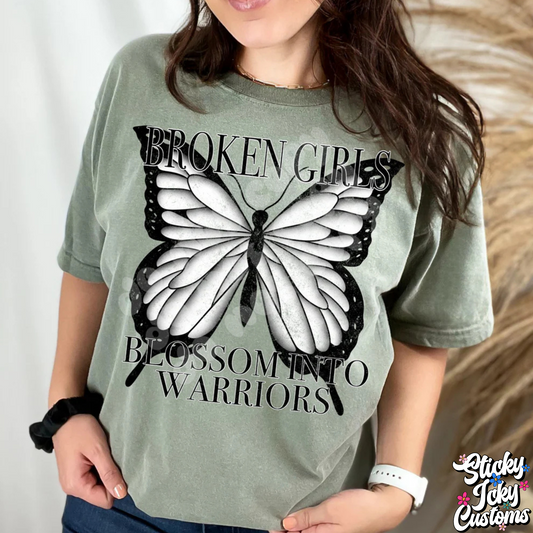 BROKEN GIRLS BLOSSOM TO WARRIORS