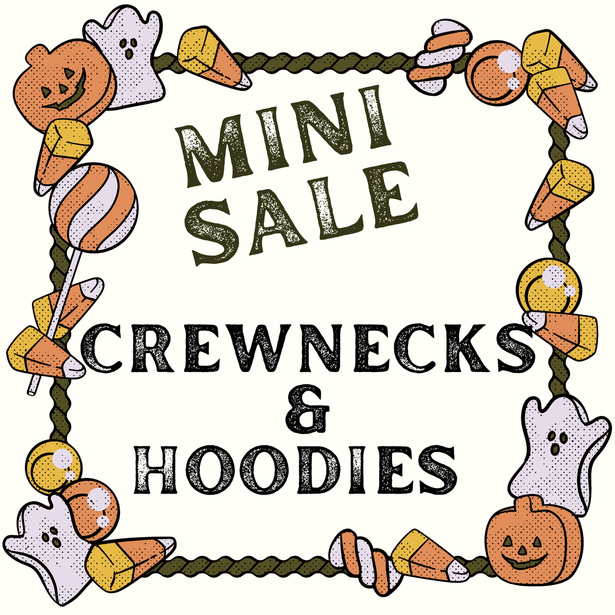 SWEATSHIRT & HOODIES MINI SALE 10/7 TO 10/9