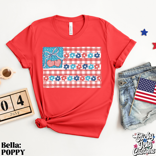 COQUETTE  USA FLAG