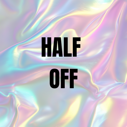 HALF OFF
