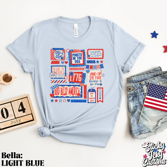 4TH OF JULY PIECES